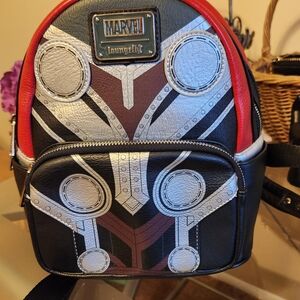 Loungefly Marvel Thor Loved Thunder Backpack NWOT